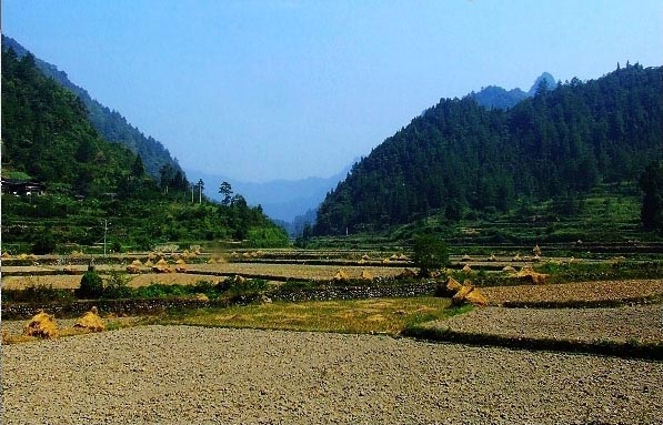 土家山寨田园风光