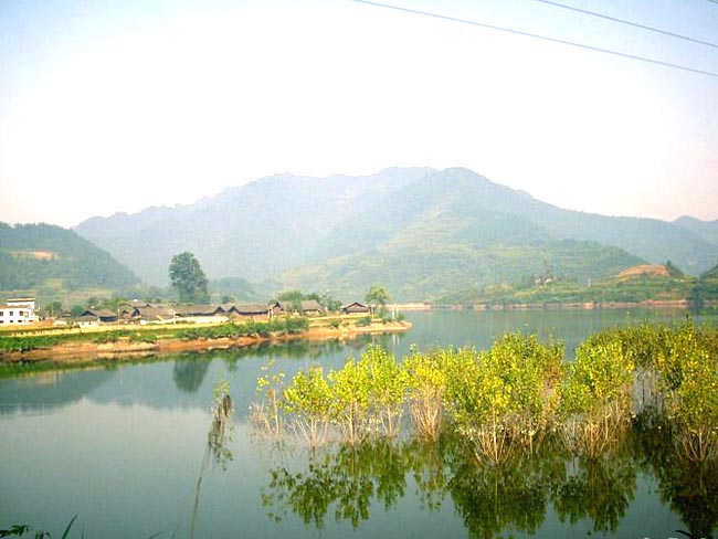 凉水井蒙湖风光