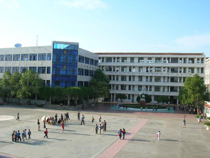 鹤鸣山小学校园