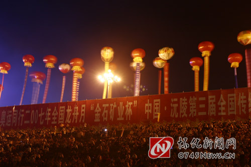 龙腾焰火晚会