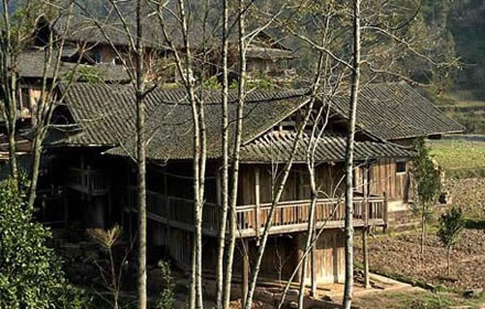 沅陵县农村的漂亮木屋