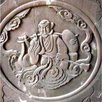龙兴寺西游记木雕