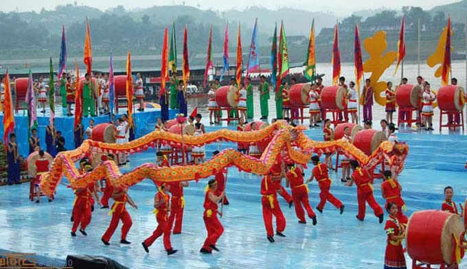 2007沅陵龙舟开幕式