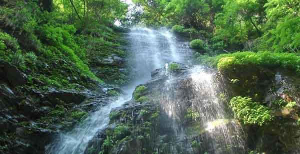 杜家坪乡飞沙溪村的高山流水